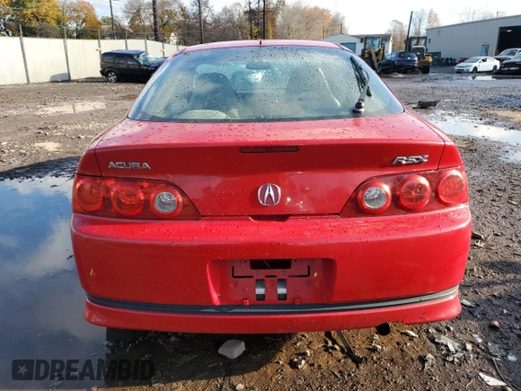 2006 Acura RSX with VIN JH4DC54826S015875, listed as a Copart auction lot 80241474 with Not Provided miles and Clean Title. Bid and sale history available at carsss.com. Image 6.