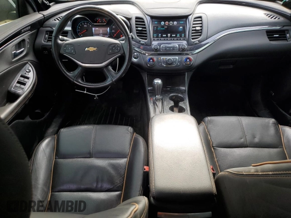 2018 Chevrolet Impala Premier with VIN 2G1125S35J9108343, listed as a Copart auction lot 54372885 with 117,290 mi miles and Salvage title. Bid and sale history available at DreamBid. Image 8.