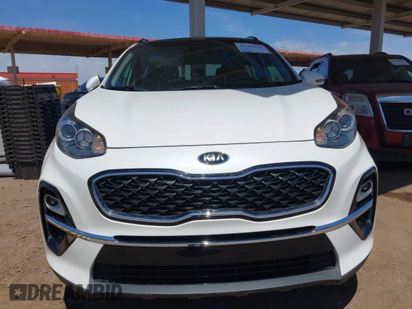 2022 Kia Sportage EX with VIN KNDPN3AC3N7996127, listed as a IAAI auction lot 42165035 with 35,370 mi miles and . Bid and sale history available at DreamBid. Image 6.