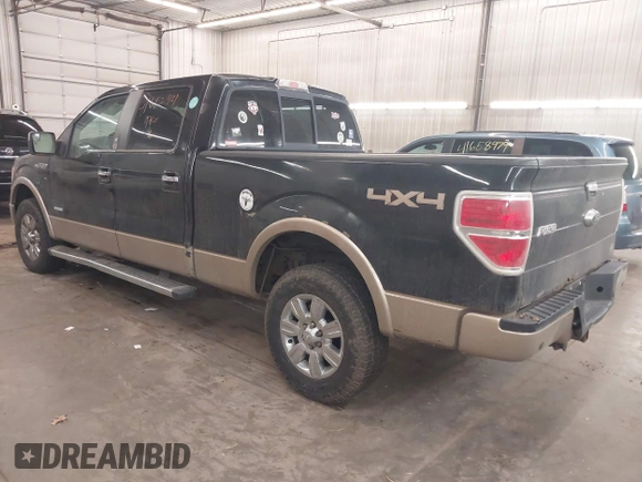 2011 Ford F-150 XLT with VIN 1FTFW1ET0BKE21595, listed as a IAAI auction lot 41662481 with 225,890 mi miles and . Bid and sale history available at carsss.com. Image 3.