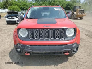 2015 Jeep Renegade Trailhawk with VIN ZACCJBCT9FPB78763, listed as a Copart auction lot 59810285 with 154,413 mi miles and Clean title. Bid and sale history available at DreamBid. Image 5.