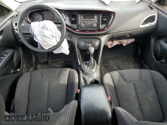 2015 Dodge Dart SXT with VIN 1C3CDFBB8FD222570, listed as a Copart auction lot 46621535 with 158,240 mi miles and Salvage Title. Bid and sale history available at carsss.com. Image 8.
