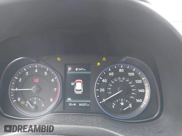 2020 Hyundai Kona SEL Plus with VIN KM8K6CAA1LU557508, listed as a IAAI auction lot 41603655 with 84,257 mi miles and . Bid and sale history available at carsss.com. Image 7.
