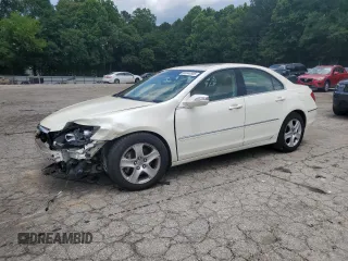 2008 Acura RL Technology with VIN JH4KB16628C003592, listed as a Copart auction lot 60344585 with Not provided miles and Salvage title. Bid and sale history available at DreamBid. Image 1.