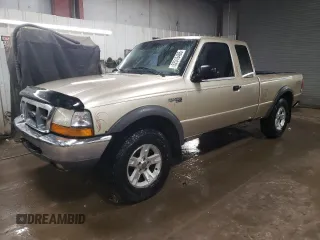 2000 Ford Ranger XLT with VIN 1FTZR15X2YTA40163, listed as a Copart auction lot 52516485 with 245,703 mi miles and Salvage Title. Bid and sale history available at carsss.com. Image 1.