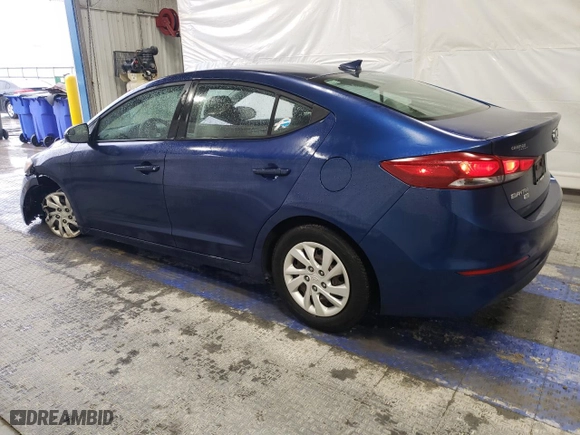 2017 Hyundai Elantra SE with VIN 5NPD74LF9HH211961, listed as a Copart auction lot 44795805 with 58,095 mi miles and Salvage Title. Bid and sale history available at carsss.com. Image 2.