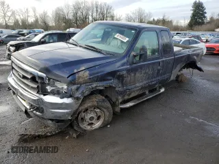 2002 Ford F-250 XL z VIN 1FTNX21F42EC23096, wystawiony jako Copart lot #46164805 z przebiegiem 74 890 mil mil oraz Szkoda całkowita • Salvage title. Historia ofert i sprzedaży dostępna na DreamBid. Obrazek 1.