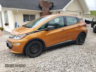 2017 Chevrolet Bolt EV LT with VIN 1G1FW6S02H4187585, listed as a Copart auction lot 58183595 with 80,771 mi miles and Salvage title. Bid and sale history available at DreamBid. Image 1.