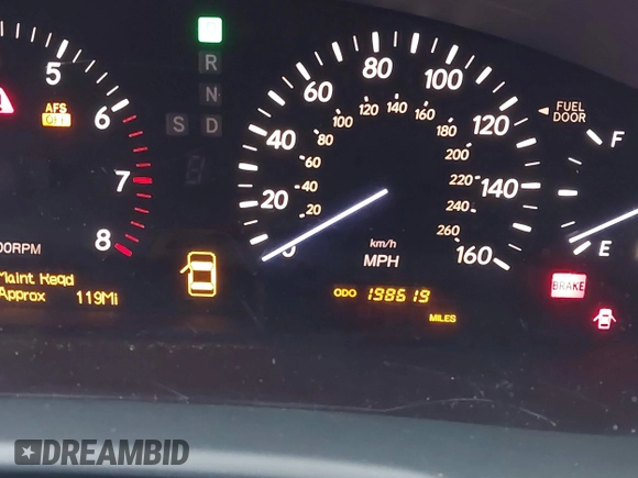 2005 Lexus LS 430 z VIN JTHBN36F055017333, wystawiony jako IAAI lot #41625065 z przebiegiem 198 619 mil mil oraz . Historia ofert i sprzedaży dostępna na DreamBid. Obrazek 15.
