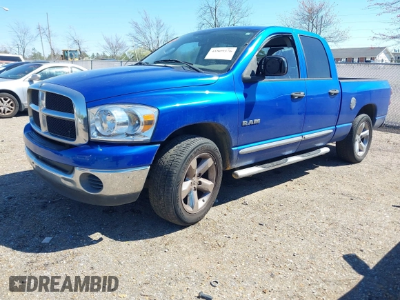 2008 Dodge 1500 SLT with VIN 1D7HA18N18J126742, listed as a IAAI auction lot 41809376 with 166,485 mi miles and . Bid and sale history available at DreamBid. Image 2.