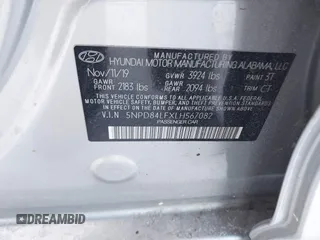 2020 Hyundai Elantra Value Edition z VIN 5NPD84LFXLH567082, wystawiony jako IAAI lot #41372830 z przebiegiem 119 975 mil mil oraz . Historia ofert i sprzedaży dostępna na DreamBid. Obrazek 9.