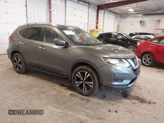 2019 Nissan Rogue SV with VIN JN8AT2MV0KW385450, listed as a IAAI auction lot 41724976 with 75,345 mi miles. Bid and sale history available at carsss.com. Image 1.