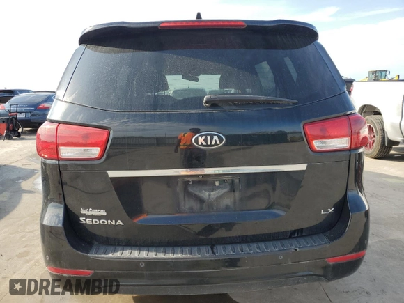 2016 Kia Sedona LX with VIN KNDMB5C16G6091943, listed as a Copart auction lot 50242475 with 182,678 mi miles and Salvage Title. Bid and sale history available at DreamBid. Image 6.