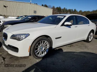 2015 BMW 7 Series 740Li xDrive with VIN WBAYF4C55FD874195, listed as a Copart auction lot 39701134 with 55,065 mi miles and . Bid and sale history available at DreamBid. Image 1.