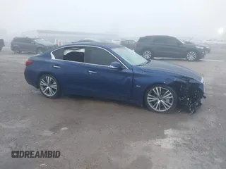 2019 Infiniti Q50 Luxe with VIN JN1EV7AP7KM519475, listed as a IAAI auction lot 41646571 with 39,155 mi miles and . Bid and sale history available at DreamBid. Image 14.