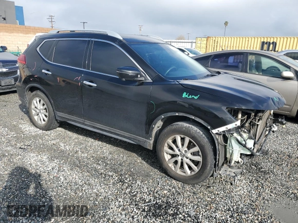 2017 Nissan Rogue SV with VIN 5N1AT2MN2HC826948, listed as a Copart auction lot 47982225 with 116,840 mi miles and Salvage Title. Bid and sale history available at carsss.com. Image 4.