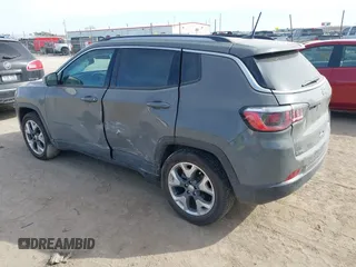2020 Jeep Compass Limited with VIN 3C4NJCCBXLT142767, listed as a IAAI auction lot 41781550 with 94,282 mi miles. Bid and sale history available at carsss.com. Image 3.