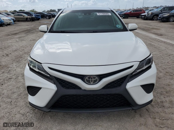 2019 Toyota Camry LE with VIN 4T1B11HK3KU761422, listed as a Copart auction lot 51708685 with 106,497 mi miles and Salvage Title. Bid and sale history available at carsss.com. Image 5.