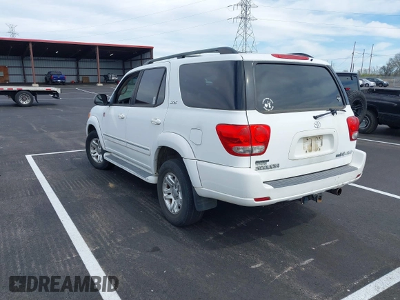2006 Toyota Sequoia SR5 with VIN 5TDBT44A46S269277, listed as a IAAI auction lot 41838407 with 440,047 mi miles and . Bid and sale history available at DreamBid. Image 3.