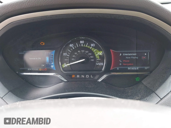 2015 Lincoln MKZ Hybrid with VIN 3LN6L2LU2FR607310, listed as a IAAI auction lot 42115513 with 80,418 mi miles and . Bid and sale history available at DreamBid. Image 7.
