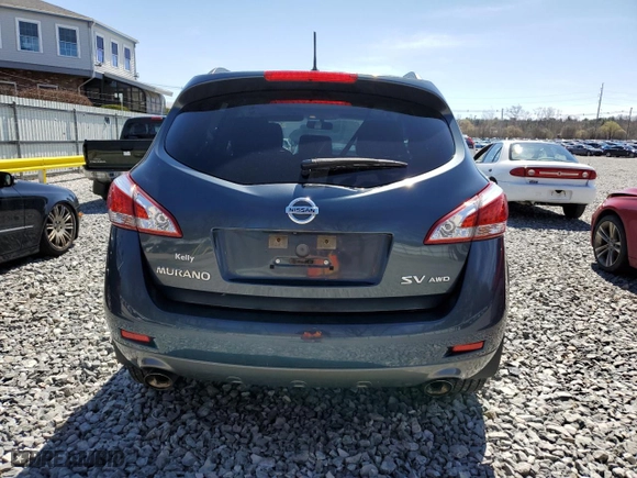 2012 Nissan Murano LE with VIN JN8AZ1MW2CW235732, listed as a Copart auction lot 53029945 with 113,102 mi miles and Clean Title. Bid and sale history available at carsss.com. Image 6.