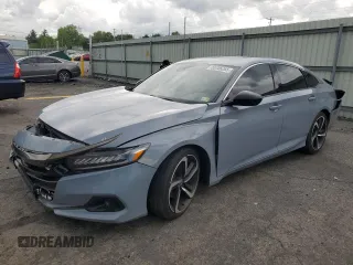 2021 Honda Accord Sport with VIN 1HGCV2F38MA003550, listed as a Copart auction lot 55706265 with 70,898 mi miles and Salvage title. Bid and sale history available at DreamBid. Image 1.