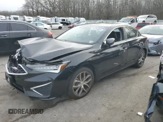2021 Acura ILX w/Premium Package with VIN 19UDE2F73MA002071, listed as a Copart auction lot 43754665 with 0 mi miles and Salvage Title. Bid and sale history available at carsss.com. Image 1.