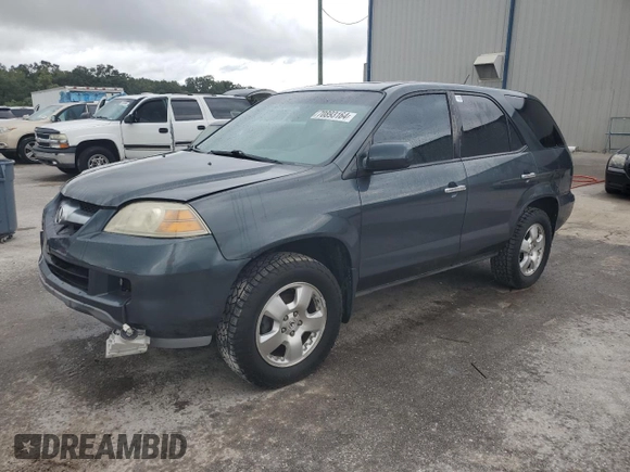 2004 Acura MDX with VIN 2HNYD18264H543853, listed as a Copart auction lot 70893164 with 191,606 mi miles and Salvage Title. Bid and sale history available at carsss.com. Image 1.