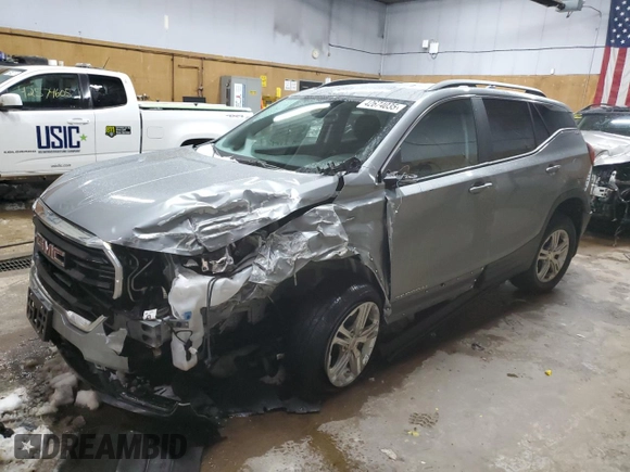 2024 GMC Terrain SLE with VIN 3GKALTEG3RL301983, listed as a Copart auction lot 42674035 with 6,020 mi miles and Salvage Title. Bid and sale history available at DreamBid. Image 1.