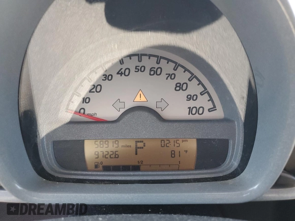 2009 Smart fortwo Pure with VIN WMEEJ31X49K322711, listed as a Copart auction lot 58749945 with 58,919 mi miles and Clean title. Bid and sale history available at DreamBid. Image 9.