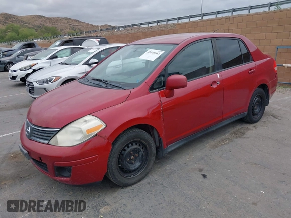 2009 Nissan Versa 1.8 S with VIN 3N1BC11E19L474039, listed as a IAAI auction lot 42045662 with 178,828 mi miles. Bid and sale history available at carsss.com. Image 2.