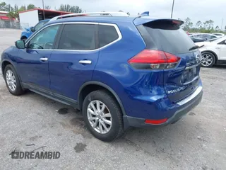 2017 Nissan Rogue SL with VIN 5N1AT2MV9HC874091, listed as a IAAI auction lot 41918485 with 142,185 mi miles. Bid and sale history available at carsss.com. Image 3.