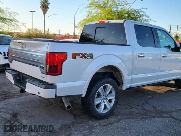 2018 Ford F-150 XL with VIN 1FTEW1EG8JFD27888, listed as a Copart auction lot 61607985 with 95,494 mi miles and Clean title. Bid and sale history available at DreamBid. Image 4.