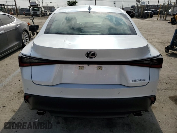2023 Lexus IS 300 with VIN JTHCA1D22P5123953, listed as a Copart auction lot 54215025 with 11,501 mi miles and Salvage title. Bid and sale history available at DreamBid. Image 6.