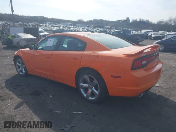 2014 Dodge Charger SXT with VIN 2C3CDXHG7EH155230, listed as a IAAI auction lot 41790747 with 153,024 mi miles. Bid and sale history available at carsss.com. Image 3.