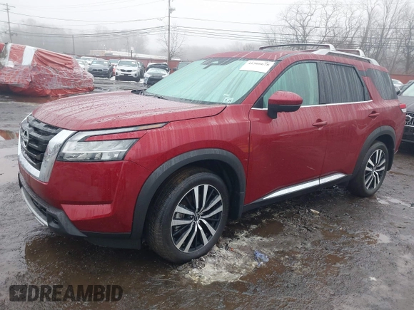 2024 Nissan Pathfinder Platinum z VIN 5N1DR3DJ1RC275508, wystawiony jako IAAI lot #41566678 z przebiegiem 5 326 mil mil oraz . Historia ofert i sprzedaży dostępna na DreamBid. Obrazek 20.