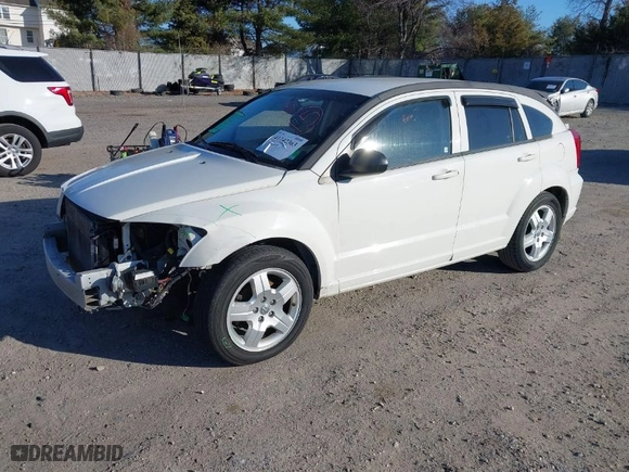2009 Dodge Caliber SXT with VIN 1B3HB48A99D107704, listed as a IAAI auction lot 41742363 with 1 mi miles. Bid and sale history available at carsss.com. Image 2.