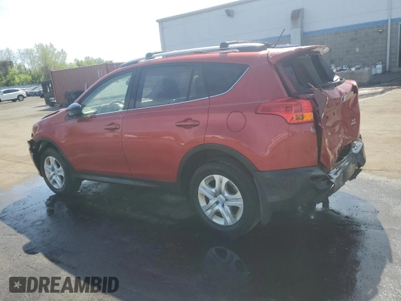 2014 Toyota RAV4 LE with VIN JTMBFREV3EJ009471, listed as a Copart auction lot 55405695 with 103,458 mi miles and Salvage Title. Bid and sale history available at DreamBid. Image 2.