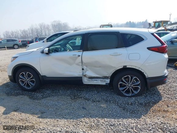 2022 Honda CR-V EX-L with VIN 5J6RW2H82NA008317, listed as a IAAI auction lot 41889370 with 28,779 mi miles. Bid and sale history available at carsss.com. Image 15.