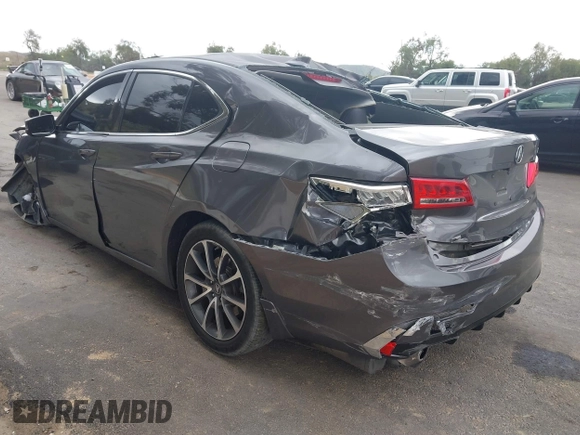 2019 Acura TLX with VIN 19UUB2F39KA009156, listed as a IAAI auction lot 41777615 with 111,540 mi miles and . Bid and sale history available at DreamBid. Image 3.