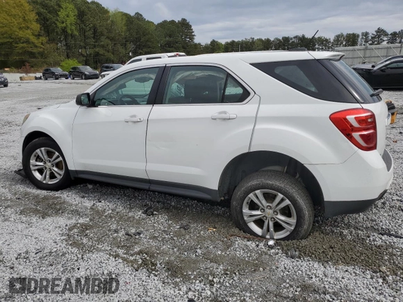 2016 Chevrolet Equinox LS with VIN 2GNFLEEK7G6105779, listed as a Copart auction lot 51219985 with 153,092 mi miles and Salvage Title. Bid and sale history available at DreamBid. Image 2.