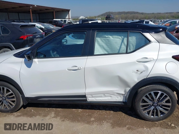 2023 Nissan Kicks SR with VIN 3N1CP5DV7PL541915, listed as a IAAI auction lot 41891404 with 12,264 mi miles. Bid and sale history available at carsss.com. Image 15.