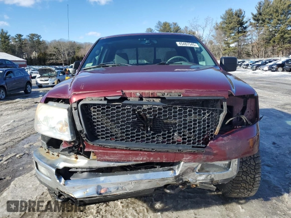 2005 Ford F-150 XLT z VIN 1FTPX04515KE58657, wystawiony jako Copart lot #45487545 z przebiegiem 220 464 mil mil oraz Czysty tytuł • Clean title. Historia ofert i sprzedaży dostępna na DreamBid. Obrazek 5.