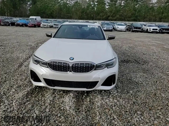 2020 BMW 3 Series M340i with VIN 3MW5U7J08L8B35753, listed as a Copart auction lot 86742584 with 21,055 mi miles and Salvage Title. Bid and sale history available at carsss.com. Image 10.