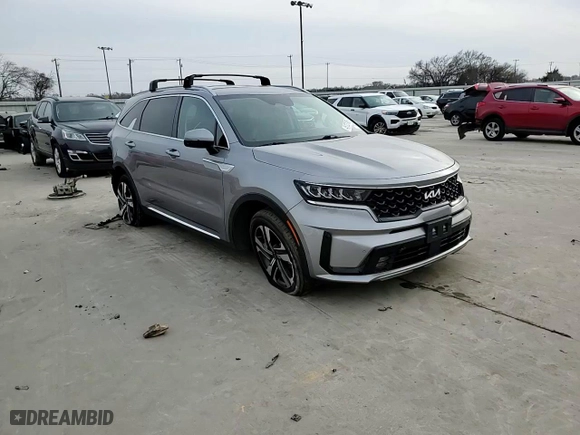 2023 Kia Sorento Hybrid EX with VIN KNDRHDLG9P5223960, listed as a Copart auction lot 45123105 with 84,581 mi miles and Salvage Title. Bid and sale history available at carsss.com. Image 12.