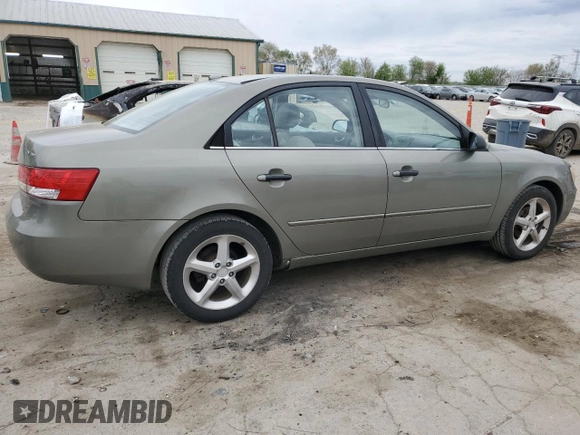 2007 Hyundai Sonata GLS with VIN 5NPET46C67H294247, listed as a Copart auction lot 54448745 with 217,280 mi miles and Clean Title. Bid and sale history available at DreamBid. Image 3.