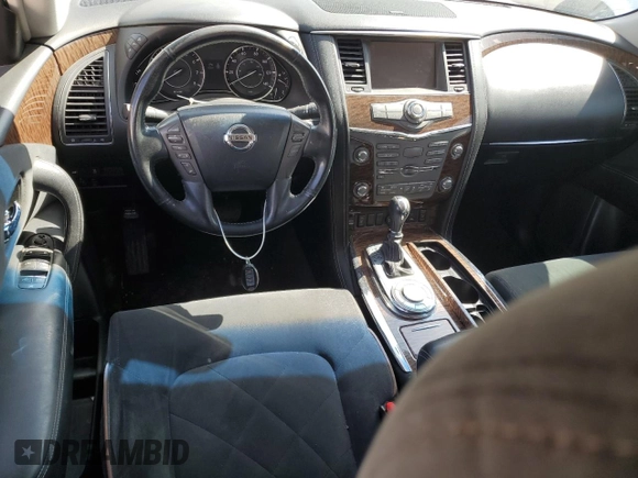 2017 Nissan Armada SL with VIN JN8AY2ND9H9006380, listed as a Copart auction lot 51239845 with 172,647 mi miles and Salvage Title. Bid and sale history available at carsss.com. Image 8.
