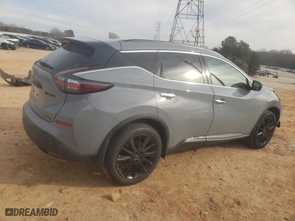 2023 Nissan Murano SV with VIN 5N1AZ2BS2PC133545, listed as a Copart auction lot 42339325 with 13,339 mi miles and Salvage Title. Bid and sale history available at carsss.com. Image 3.