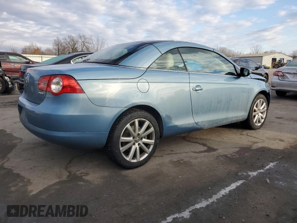 2009 Volkswagen Eos Komfort с VIN WVWAA71F79V016077, выставлен на аукционе Copart как лот 88357585 с пробегом 198 922 миль миль и Списание • Salvage title. История ставок и продаж доступна на DreamBid. Изображение 3.