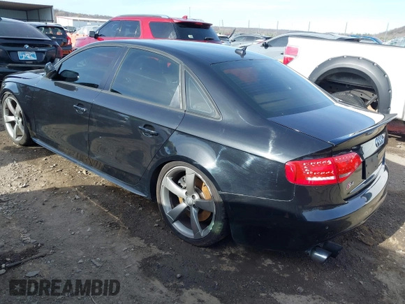 2012 Audi S4 Prestige with VIN WAUKGAFL4CA039164, listed as a IAAI auction lot 41073037 with 90,116 mi miles. Bid and sale history available at carsss.com. Image 3.